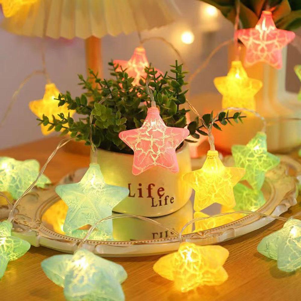 

Трещины Огни Светодиодные Огни Пятиконечная Звезда Ночники Ракушки Огни Пасхального Яйца Гирлянда Уличный Кемпинг Атмосфера Создание Сцены