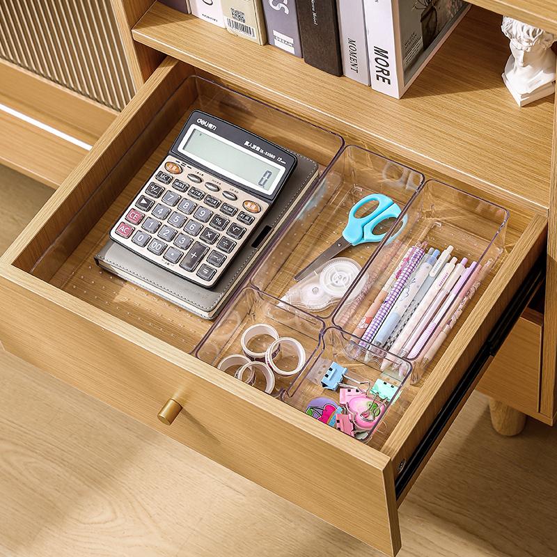 Cosmetic and Stationery Storage Box, Suitable for Makeup,Office Supplies, Home Storage, Desk & Drawer Organizer for Home Storage
