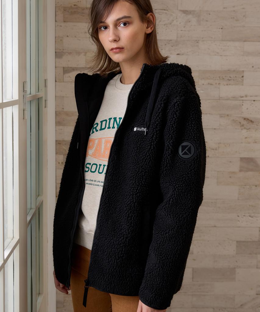 Kulte Windproof Sherpa Fleece Black