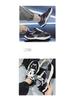 Men's Trendy Breathable Retro Sneakers: Thick-Soled Casual Fashion Shoes