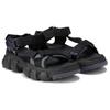 ONITSUKA TIGER Dentigre Series Riemen Bequeme Vielseitige Strandsandalen Unisex Sandalen Schwarz 1183B256-001