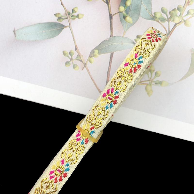 1cm Ethnic Embroidery Lace Trim for Dance Costume and Clothing Accessories