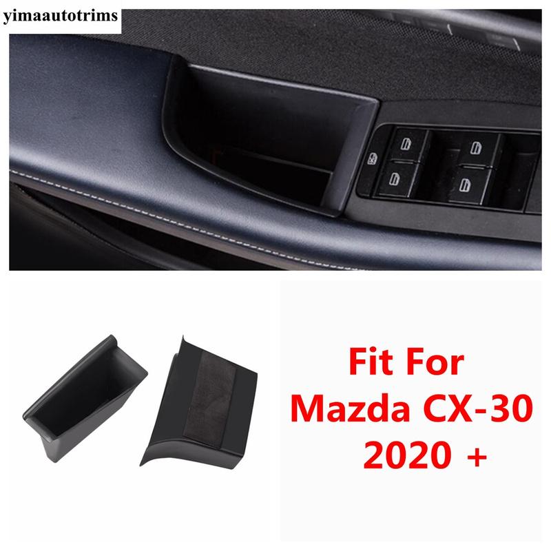 

Door Storage Box / Central Control Multifunction Container Phone Holder Tray Accessories Interior For Mazda CX-30 - 2025