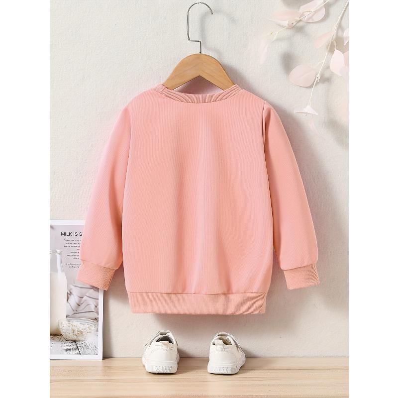 European sizes Kids Unicorn Pattern Crew Neck Sweatshirt For Spring Fall Christmas Gift