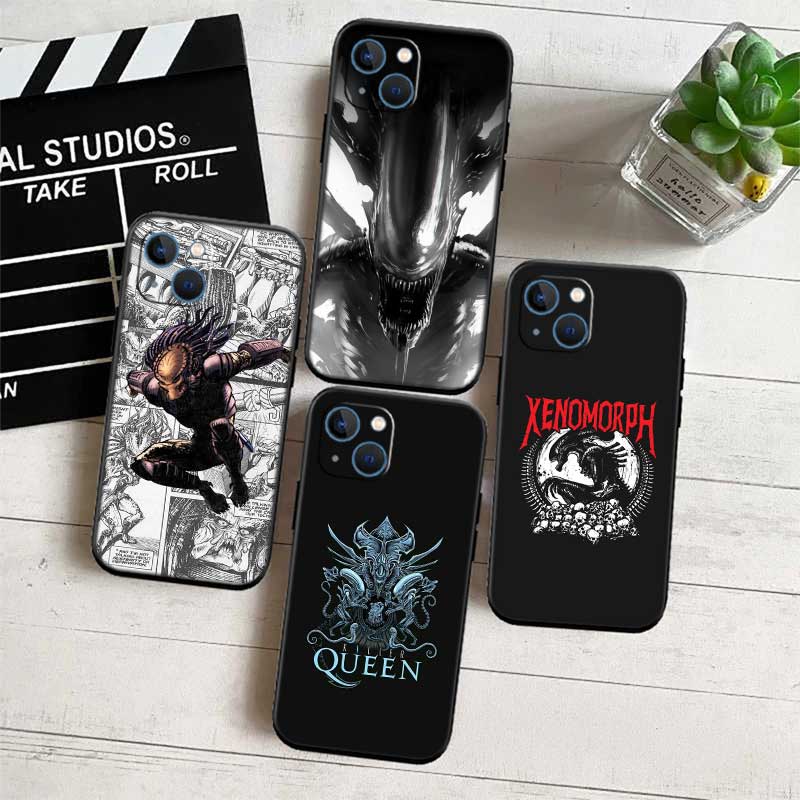 RE3 Aliens vs Predator Xenomorph New High-End Shell Phone Case for Redmi Note 13 14 Pro+ Plus A3 A3X 13X 13C 13R 14S 14C 14R