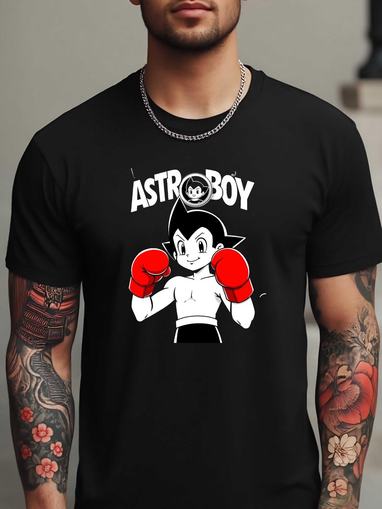 

Astro Boy Graphic T-shirt - Black & Red Boxing Design L