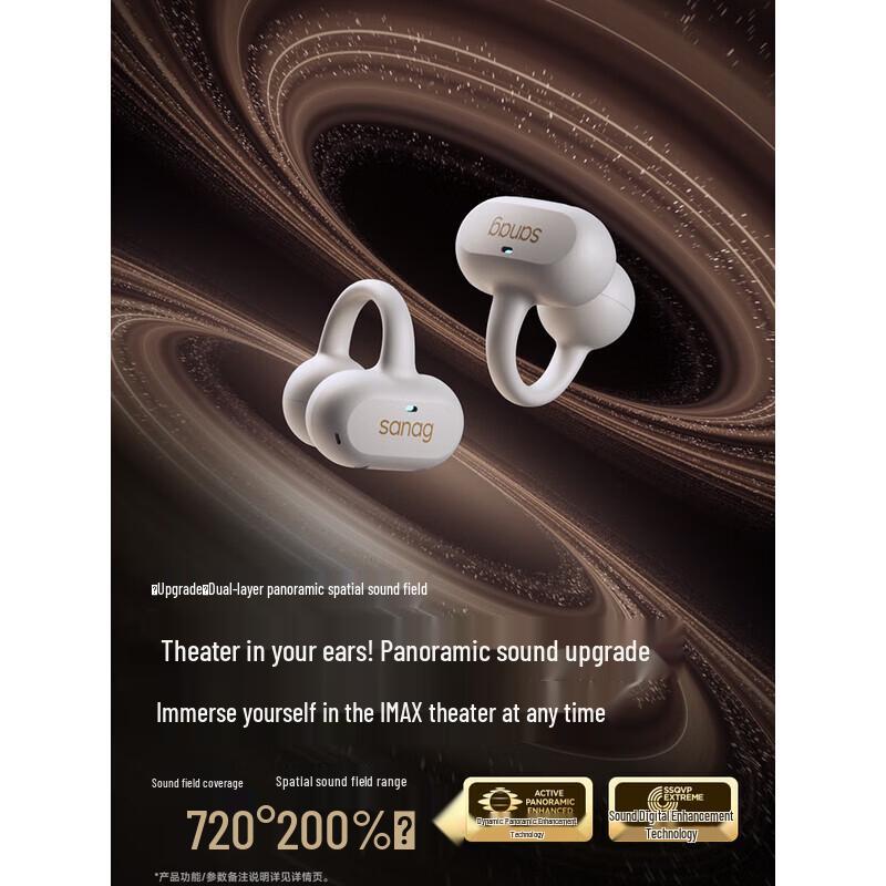 Sanag Z50 Ultra Ear Clip Wireless Earphones
