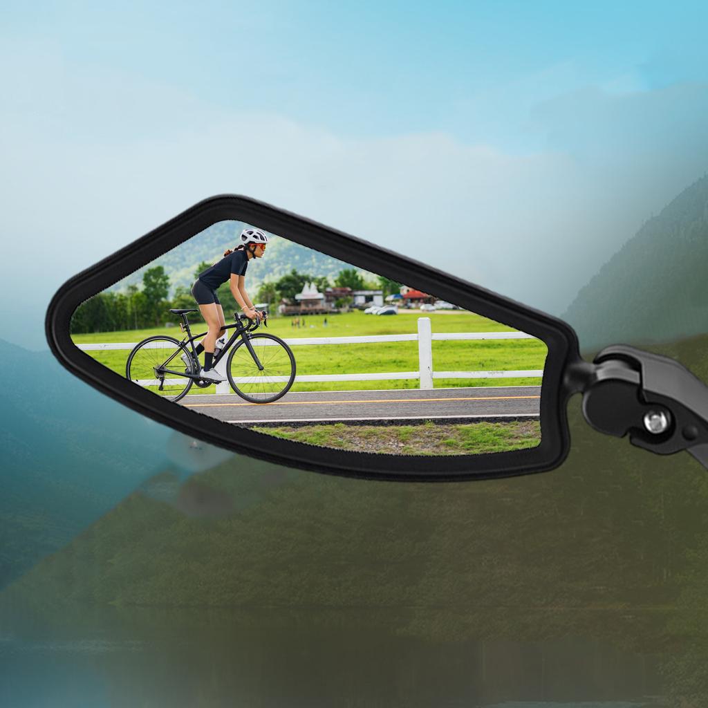 Mountain Bike Reflection Mirror Rotatable Bike Rearview Mirror Adjustable Rear Mirror for Safe Cycling