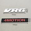 3D Metal Car Logo VR6 4MOTION Emblem for VW Passat R36 CC Phaeton Golf Rear Trunk Sticker Fender Side Badge Auto Accessories Gq2