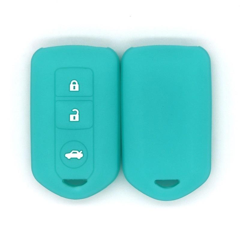 Drop-proof key cover suitable for Toyota Camry, Highlander, Prado, Yizhixuan, new Vios, 3-buckle silicone key bag