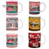 Personalized Accent Mug Crochet Ceramic Coffee Cup Yarn Hooks And Tools Design Knitting Mom Gift for Crocheting Moms Grandma Wife Daughter