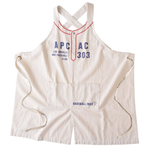 

Packable Apron for Men and Women, Unisex, Adult Size, 80cm Long x 80cm Wide, Uniform, Baseball, Natural White, 76714