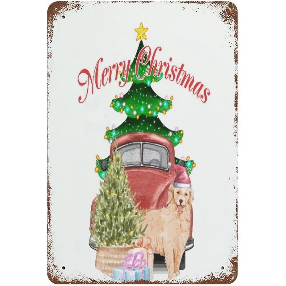 Metal Tin Signs Snow Man Xmas Wall Decoration Plaque Vintage Art Poster Iron Painting for Man Cave Home Cafe Garden Club Bar