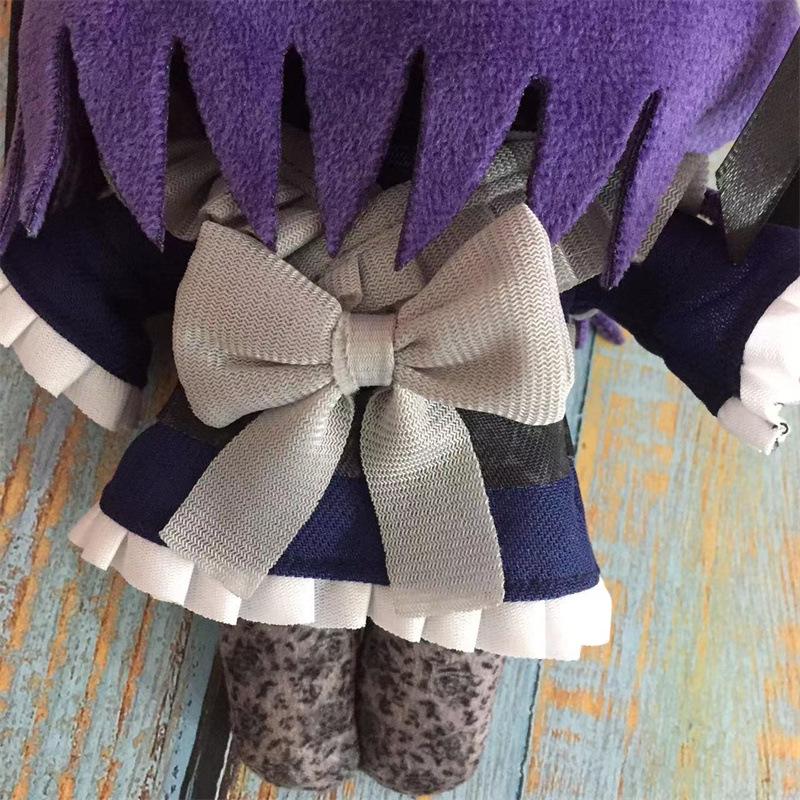 Cute My Dress Up Darling Plushies Marin Kitagawa School Uniform Shizuku Maid Cosplay Soft Stuffed Doll Anime Character Plush Toy for Fan Birthday Gift