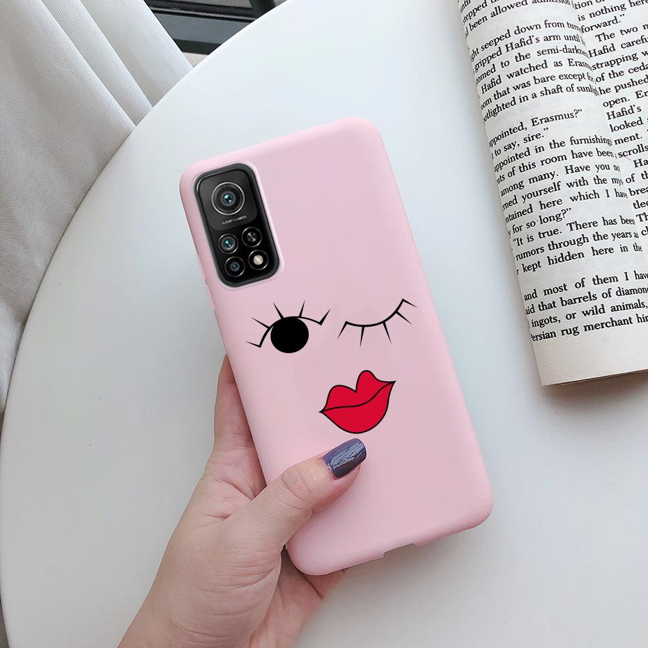 

For Xiaomi Mi 10T Pro Case Cute Funda Silicone Matte TPU Soft Back protective Cover For xiaomi mi 10t 10tpro mi10T 10 t pro Case Mi 10T Pro