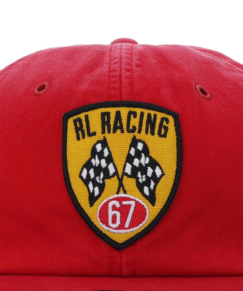POLO RALPH LAUREN Racing Patch Twill Ball Cap - Red