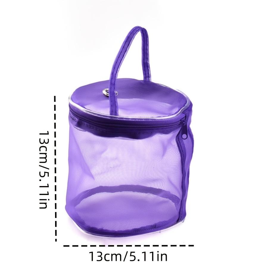 1pc of Colorful Nylon Mesh Yarn Storage Bag for Knitting Tools, DIY Crochet Thread Organizer (Yarn Not Included)