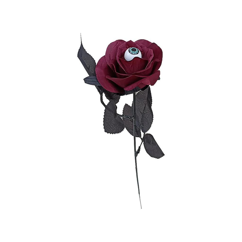 Feltree Halloween Decorations 10 Pieces Faux Rose With Eyeballs