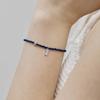 Pumpkin Beads Deep Blue Bracelet (White) BH7B66825WB190