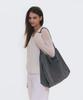 SEHR Flower Twill Cotton Big Bag (Grey)