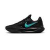 Nike Precision 6 Abrasion Resistant Slip Resistant Low top Basketball Shoes Men's Black White I07605-040 (Team1392-)