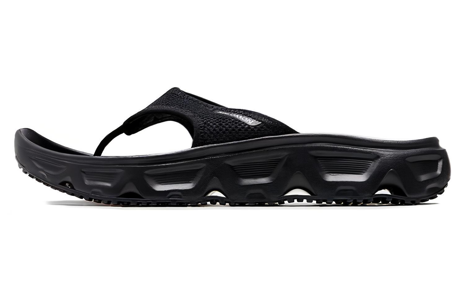 SALOMON Reelax Break 6.0 EVA Rubber Sole Flip Flops Women s Black 36