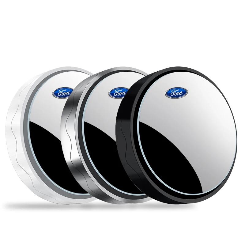 Auto Zusatz-Rückspiegel Konvexer Spiegel Runder Rahmen Weitwinkelspiegel für Ford Ranger Focus Kuga Mustang Mondeo Fusion Esco Fiesta