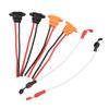Presa Porta di Ricarica per Bicicletta Elettrica con Coperchio Impermeabile Connettore Cavo Batteria Bicicletta Elettrica