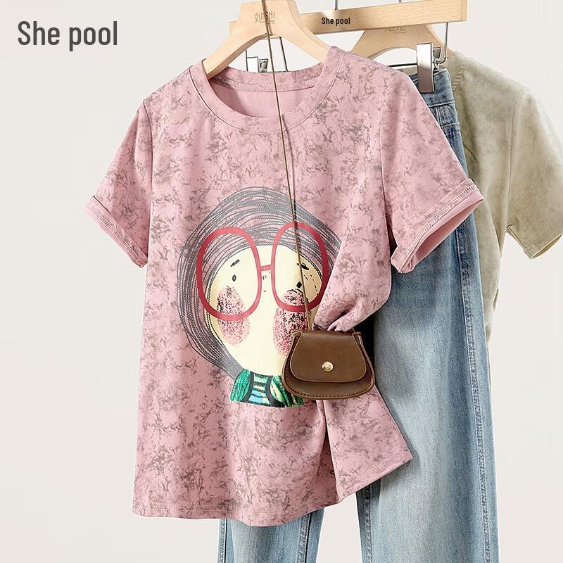 She Chi Women s Fun Print Short Sleeve T-Shirt XL