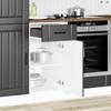 Kitchen Base Cabinet „Lucca” Black Glued Wood