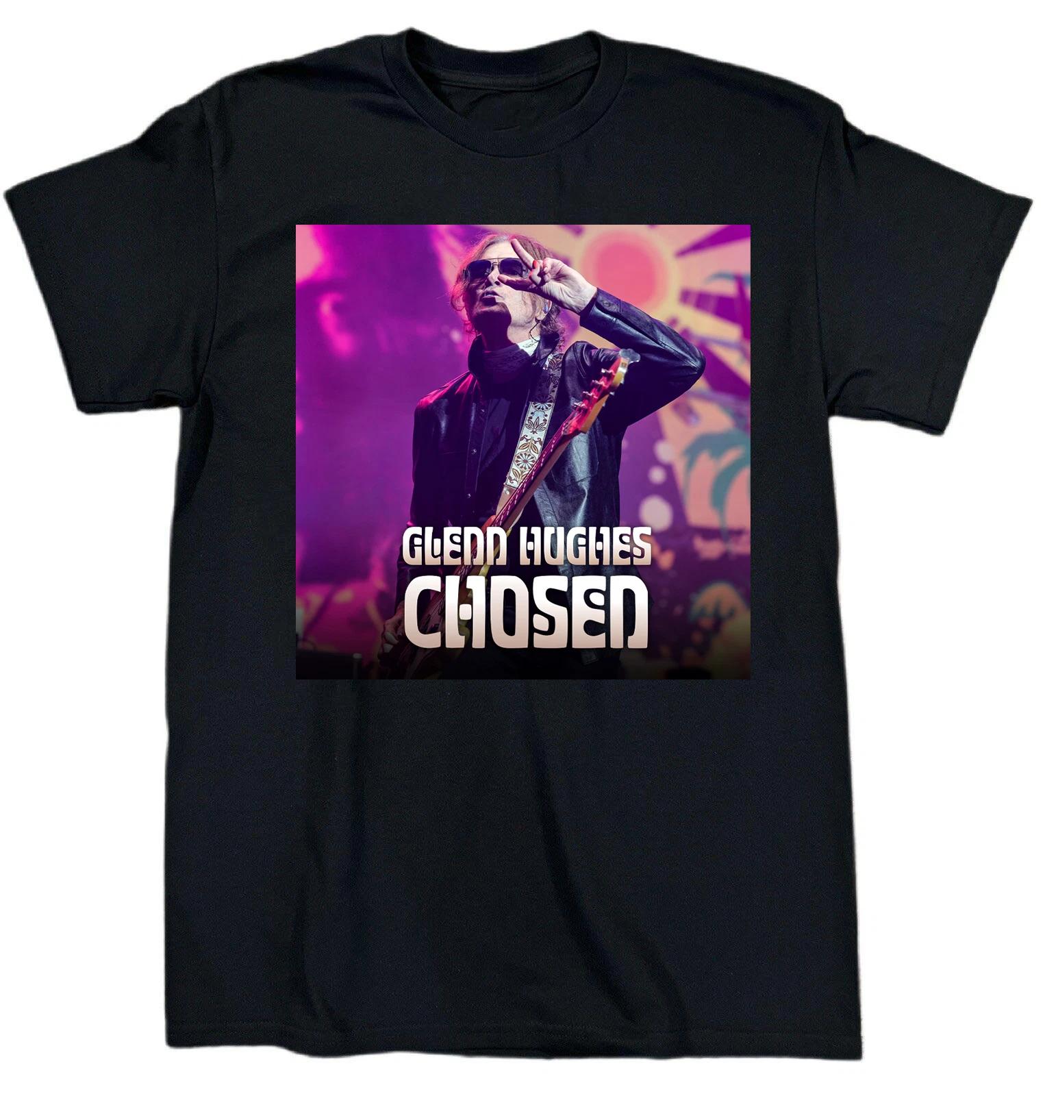 Men s and Women s T-shirts New Glenn Hughes Chosen Song Heavy Cotton Black XXL