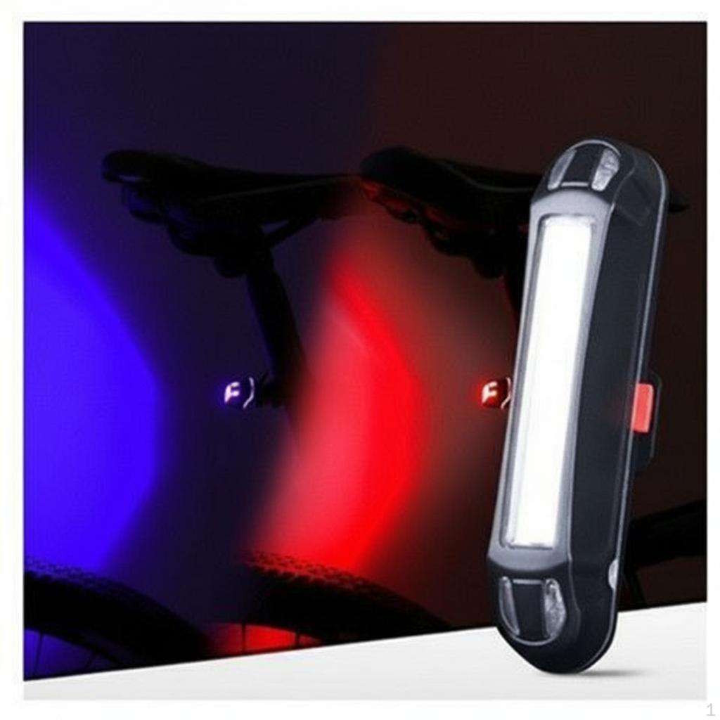 Bike universal serial bus Rechargeable, super luminous, Waterproof, for Night Riding Red Blue White