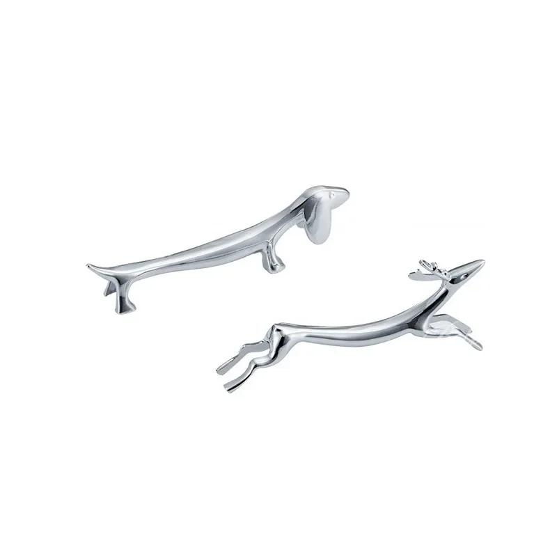 

Cute Doggy Deer Chopsticks Pillow, Multi Color & Shape Zinc Alloy Chopsticks Holder, School Office Restaurant Tableware оленёнок