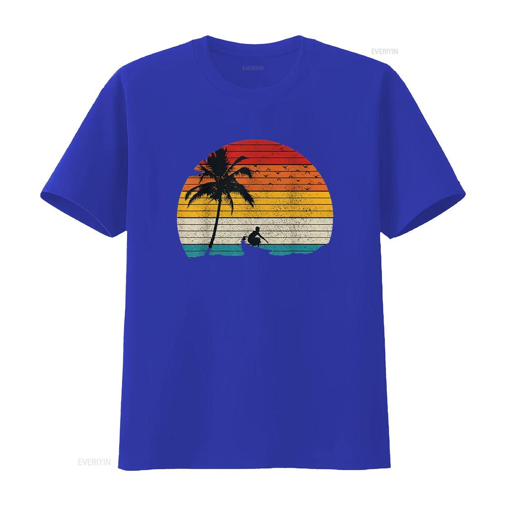 Mens Vintage Surfer Retro Surfing Beach Surf T Shirt White vintage Washed Top For Everyday Wear Unisex designer clothes