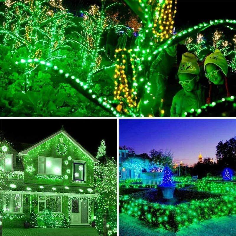 12 Meter (39Ft) LED Rice String Lights – Green Fancy Decorative Fairy Lights for Indoor Outdoor Use, Bedroom, Wedding & Festival Ambience Pack of 1