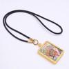 Tibetan Buddha Amulet Necklace with Thangka Pendant & Titanium Steel Quick-Release Buckle