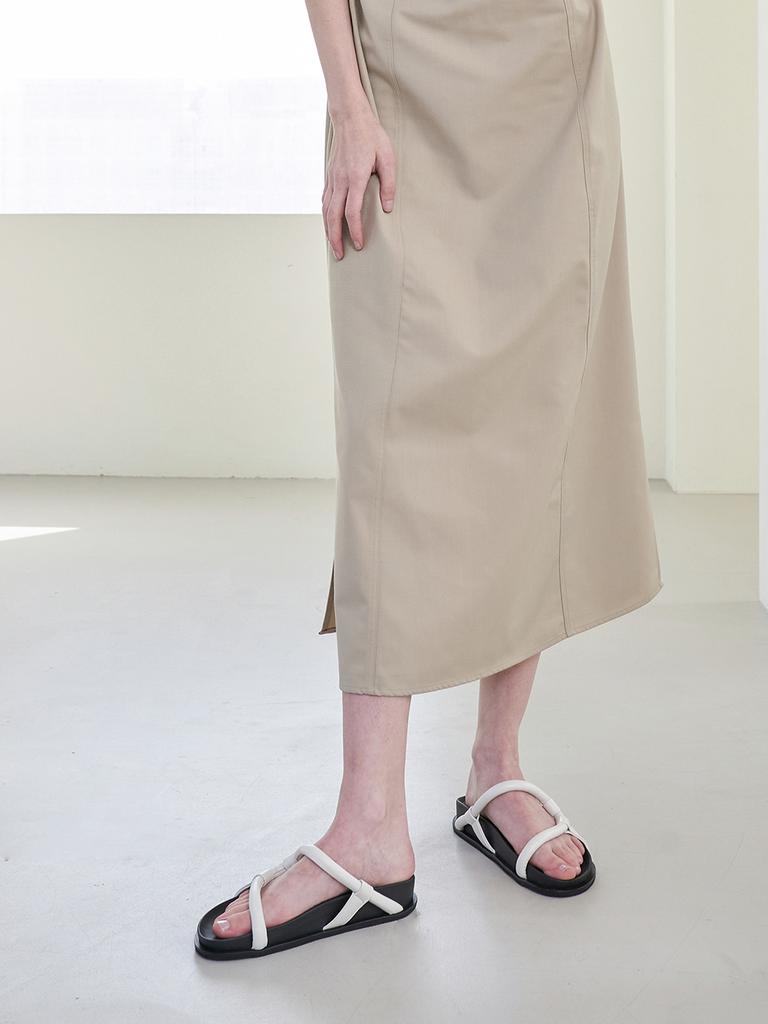 Blanc Sur Blanc Milo Slide Ivory