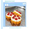 Strawberry Egg Tart Squishy Toy With Cute Design And Soft Texture Perfect For Stress Relief Home Office Relaxation