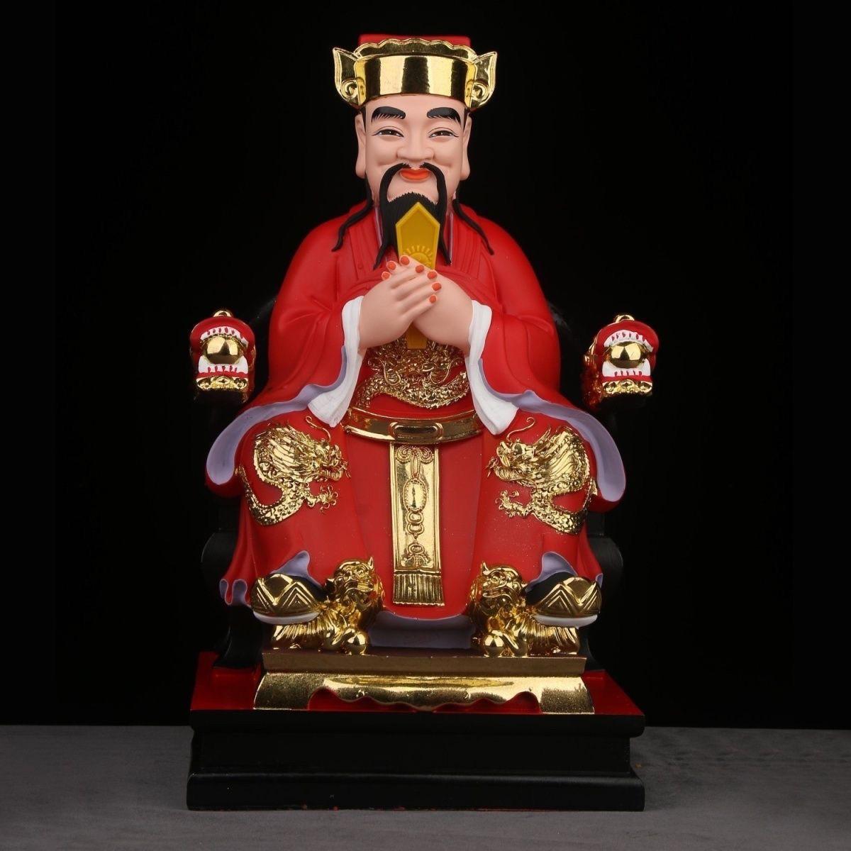 

1шт смоляная покраска нового типа статуя городского бога для дома родовой зал статуя Будды украшение ручной работы