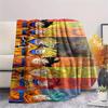 Dragon Ball Character Print Flannel Blanket High Quality Comfortable for All Seasons Home Decor Warmth and Comfort Perfect for Christmas Gifts