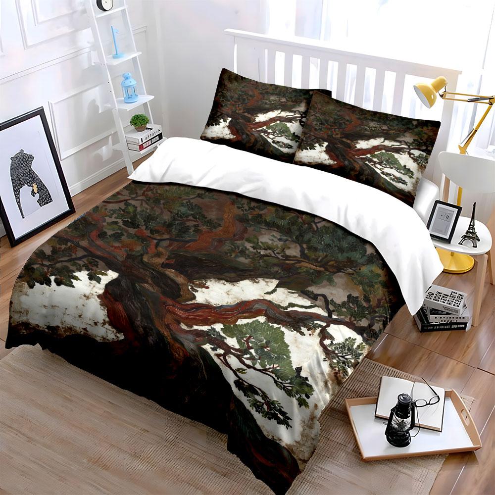 Intricate Tree and Foliage. Bedding Sets Duvet Cover Sets Duvet Covers Pillowcases(1 * Duvet Cover 2 * Pillowcases, Without Duvet Insert)