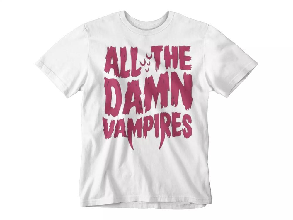 LOST BOYS T-SHIRT DAMN VAMPS HORROR TV MOVIE POSTER UNISEX RETRO FREE POST Unisex T-Shirt M