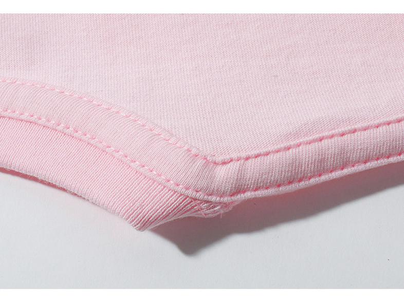 Pure Cotton Solid Color Children's Short-Sleeve T-Shirt for Girls and Boys