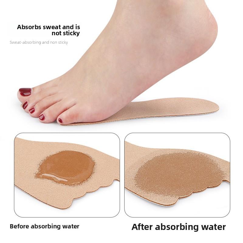 Sandalias de Verano para Mujer Plantillas Suaves Autoadhesivas Antideslizantes Amortiguadoras Se Ajustan Bien Alivio para Pies Fríos Cómodas