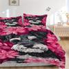 3pcs Schnauzer dog print Bedding Set, Breathable And Soft, Suitable for All Seasons Machine Washable, Suitable for Bedroom Decoration,yy250822140