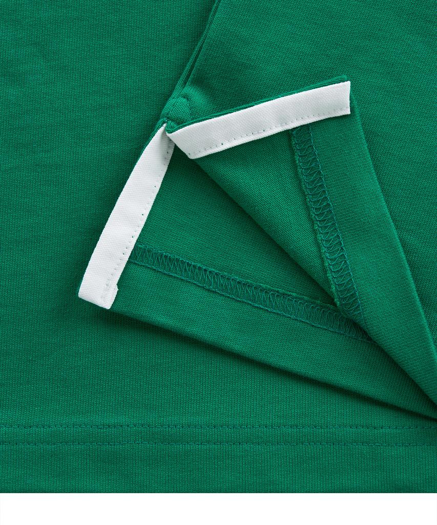 GORAMIS Peng Wappen Short Sleeve Rugby Shirt [Green]