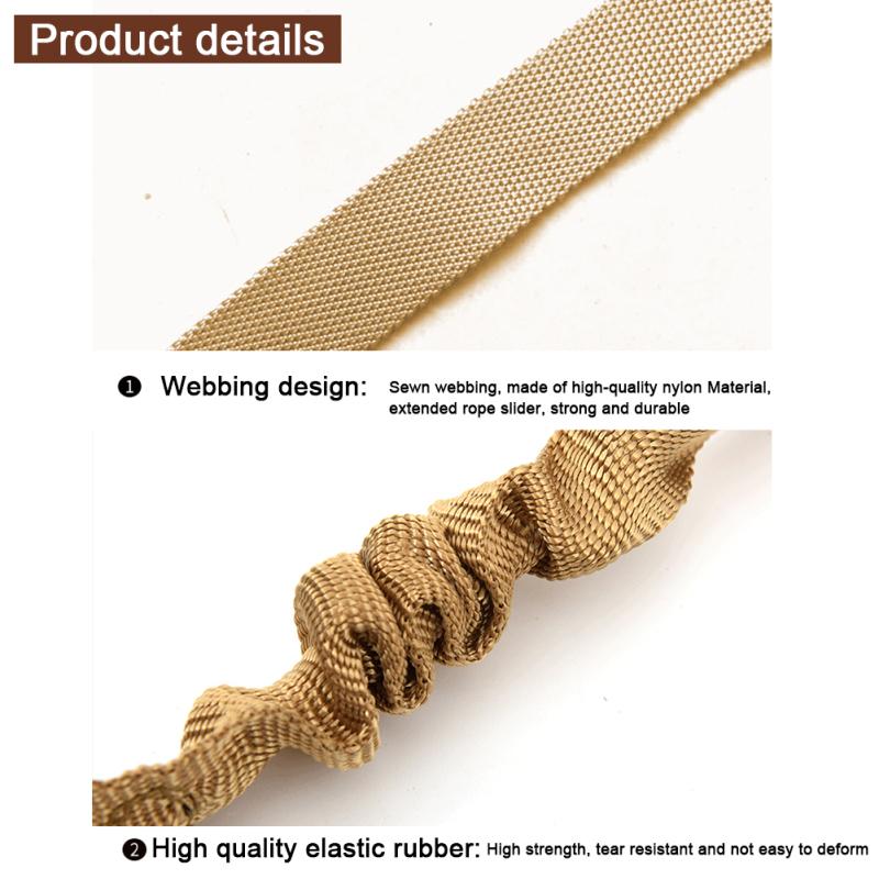 Outdoor Single Point Gun Sling Nylon Schultergurt Gewehr Seil Gürtel mit Metallschnalle taktische Ausrüstung