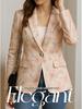Women's European Floral Print Single-Breasted Jacket