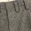 OLD 80s Made in England Slacks pants gray 2-Tack Rocket Talon Men's Used
