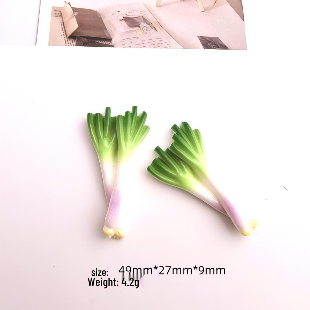 Miniature Vegetable Resin Accessories: Carrot & Pepper for DIY Hair Accessories, Keychains, and Ornaments